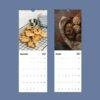 2027 wall calendar featuring cookie photos for September and October