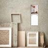 2027 wall calendar with cookies and milk photo hanging