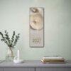 2027 minimalist wall calendar in serene Scandinavian home setting