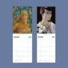 2027 wall calendar featuring two classic fine art paintings