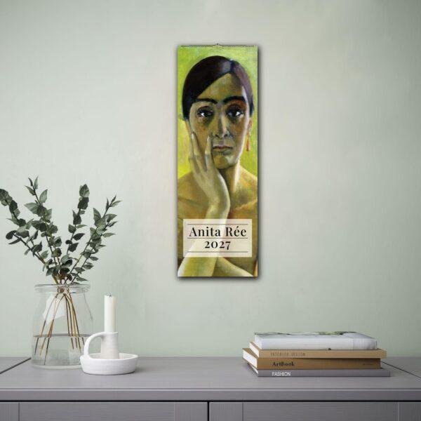 Anita Rée 2027 art calendar hanging on wall