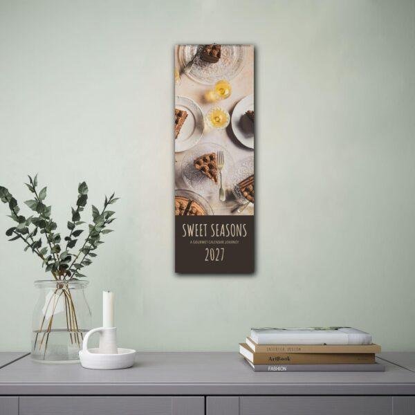 Sweet Seasons 2027 gourmet wall calendar with dessert photos