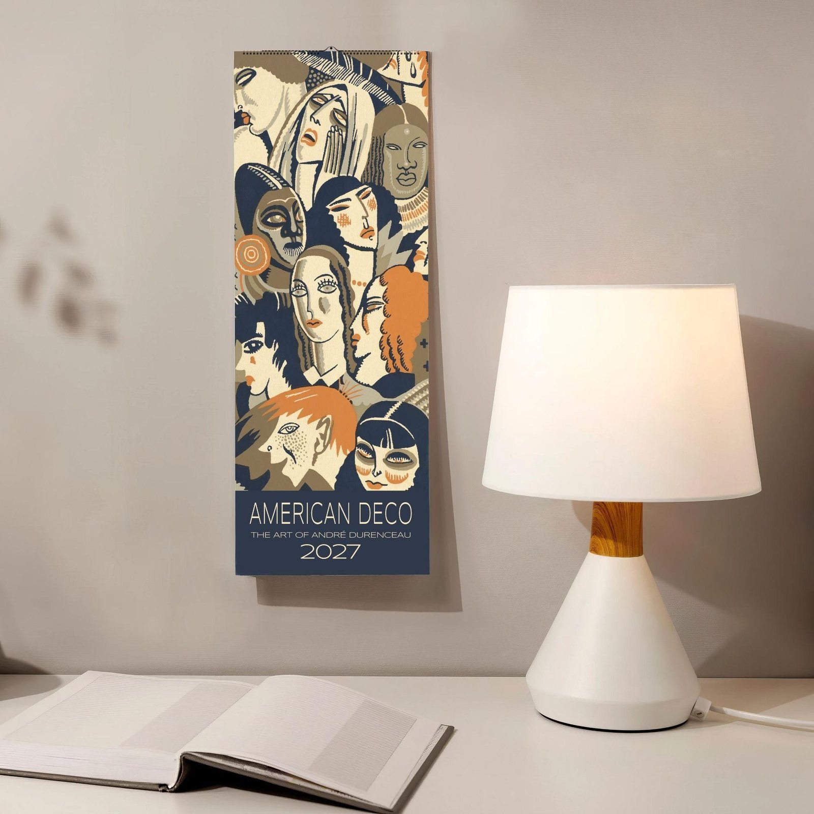 American Deco 2027 wall calendar featuring André Durenceau artwork