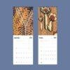 2027 wall calendar showing September and October botanical art