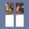 2027 wall calendar showing July and August craft themes