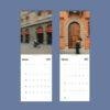 2027 wall calendar featuring Bologna Italy photography