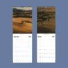 2027 wall calendar September October Tuscany Italy landscape photos