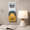 2027 American Muscle Cars wall calendar hanging on wall