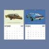 2027 wall calendar featuring vintage AMC classic cars