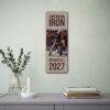 American Iron Motorcycle 2027 wall calendar displayed in modern room