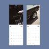 2027 Ford Mustang wall calendar showing May and June