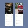 2027 classic car wall calendar showing September and October