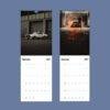 2027 wall calendar featuring classic Ford Mustang photography