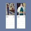 2027 wall calendar featuring August Macke expressionist paintings