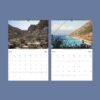 2027 wall calendar showing May and June with scenic Syria photos