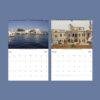 2027 wall calendar showing July and August with Syria photos