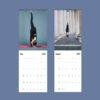 2027 yoga wall calendar showing July and August months