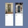 Two 2027 wall calendars featuring doors from around the world