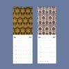 Two decorative 2027 wall calendars showing May and June