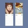 2027 wall calendar featuring Ernest Bieler artwork for January February