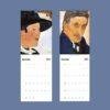 Two 2027 wall calendars featuring Ernest Bieler portrait paintings