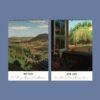 Two wall calendars showing May and June 2027 artwork