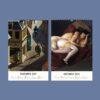 Two 2027 wall calendars featuring classic German art paintings
