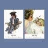 2027 wall calendar featuring vintage illustration artwork May June