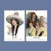 2027 wall calendar featuring vintage art illustration pages
