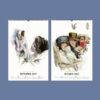 Vintage 2027 wall calendar showing September and October illustrations