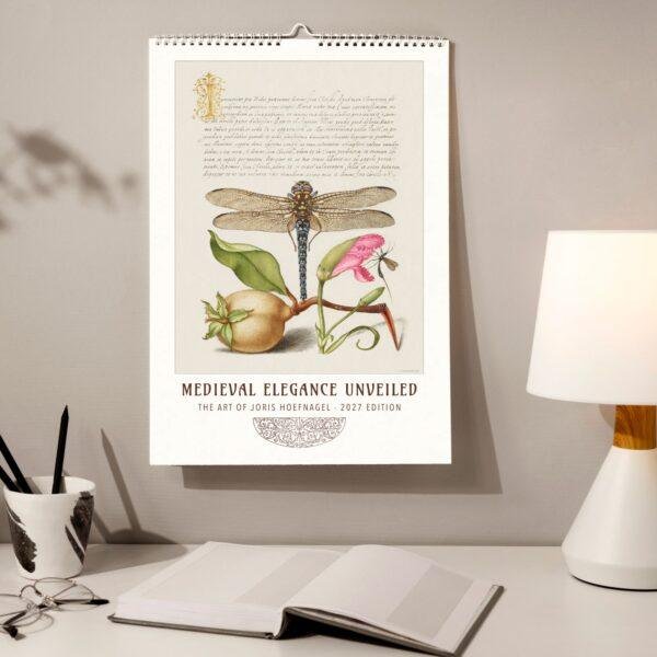 Medieval Elegance Unveiled 2027 wall calendar by Joris Hoefnagel