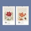 2027 botanical wall calendar with vintage floral illustrations