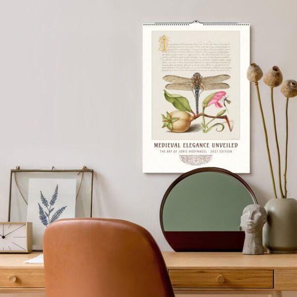 Medieval Elegance Unveiled Joris Hoefnagel 2027 wall calendar