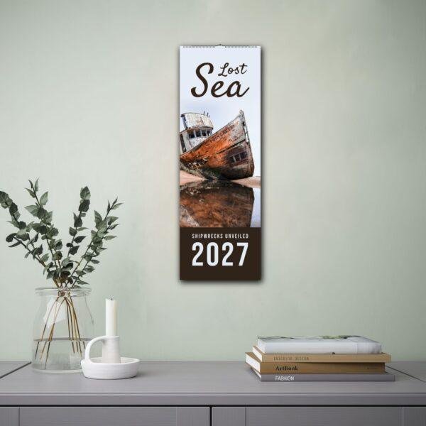 Lost Sea Shipwrecks Unveiled 2027 wall calendar display