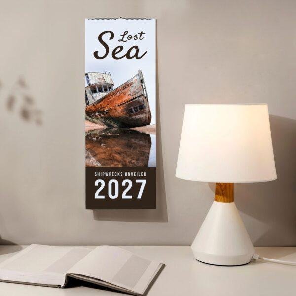 Lost Sea Shipwrecks Unveiled 2027 wall calendar display