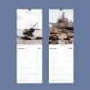 2027 wall calendar featuring shipwreck photography for November December