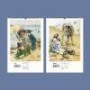 2027 wall calendar with vintage Victorian children's illustrations