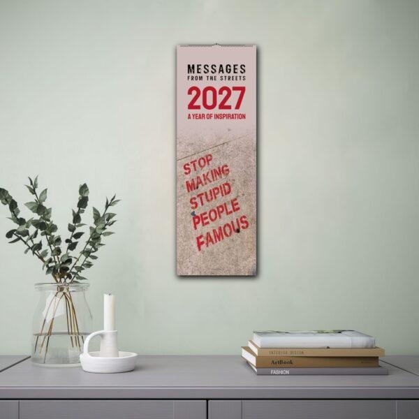 2027 Messages from the Streets inspirational wall calendar
