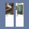 2027 wall calendar showing January and February inspirational photos