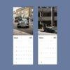 2027 wall calendar featuring classic Mini Cooper cars
