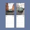 2027 wall calendar featuring classic Mini Cooper cars