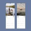 2027 wall calendar showing July and August outdoor water scenes