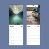 2027 wall calendar showing September and October outdoor scenes