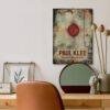 Paul Klee Bauhaus Dreams 2027 wall calendar above stylish desk