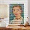 Paula Modersohn-Becker 2027 wall calendar on wooden shelf
