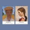 2027 wall calendar featuring classic portrait paintings for fall