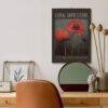 Floral Impressions 2027 wall calendar with red poppies art