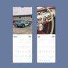 2027 wall calendar featuring classic Corvette cars March April
