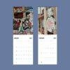 2027 wall calendar featuring street art for January and February