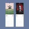 2027 wall calendar featuring street art for March and April
